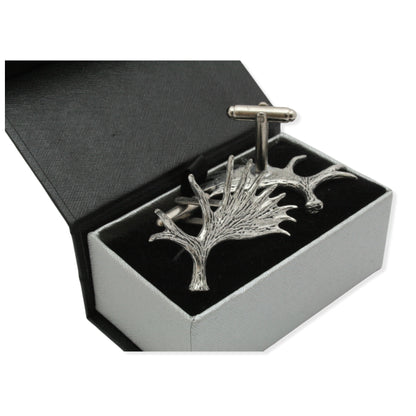 Antler Pewter Cufflinks