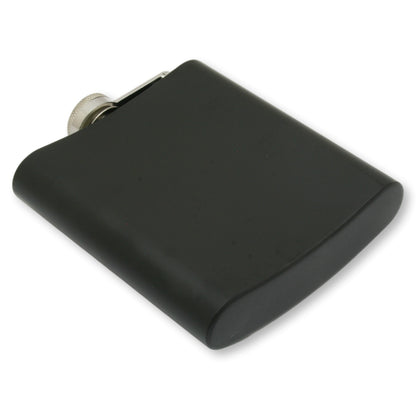 Open Shotgun Black Flask Back