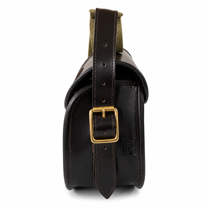Personalised Premium Leather Shotgun Cartridge Bag