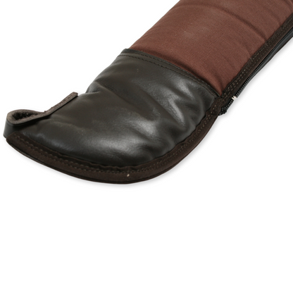 Brown Leather Gun Case With Loop