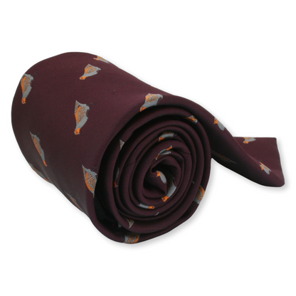 Burgundy Partridge Tie Back