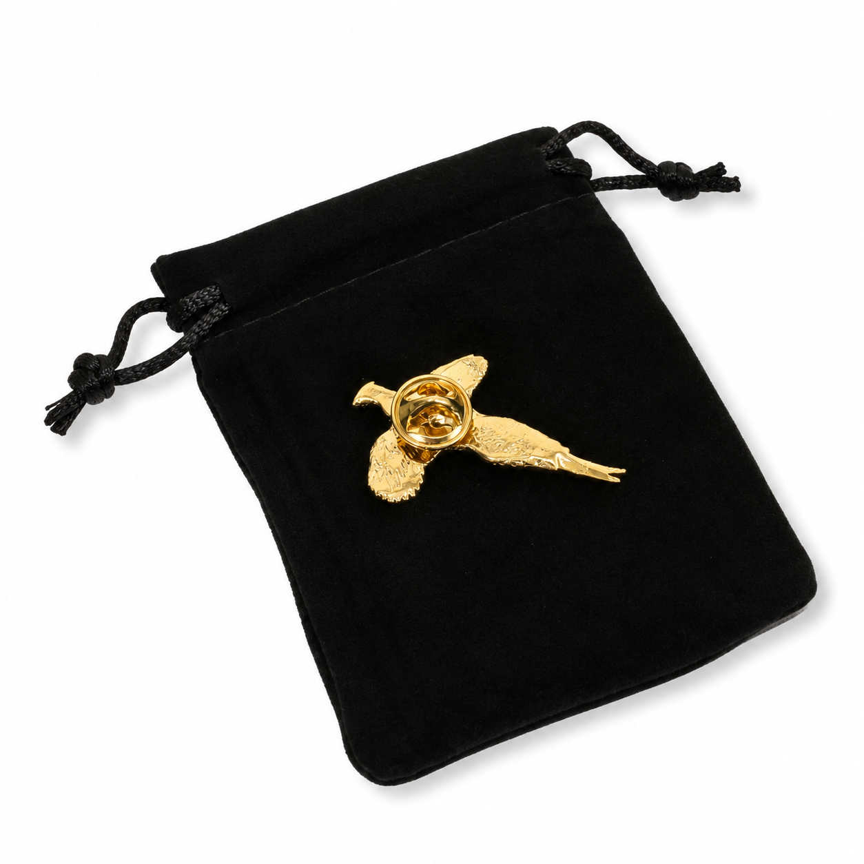 Pheasant Gold Plated Lapel Pin