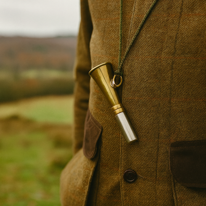 Gamekeeper's Brass Signal Beaters Horn With Lanyard