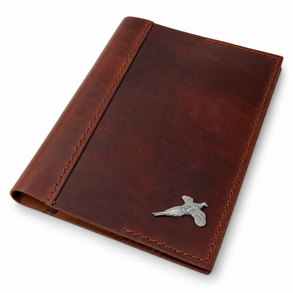 A5 Pheasant Leather Notebook Cover