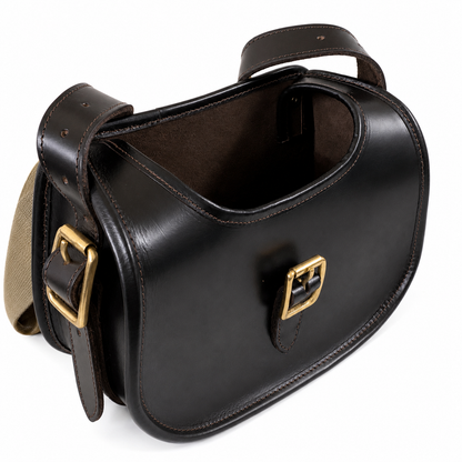 Personalised Premium Leather Shotgun Cartridge Bag