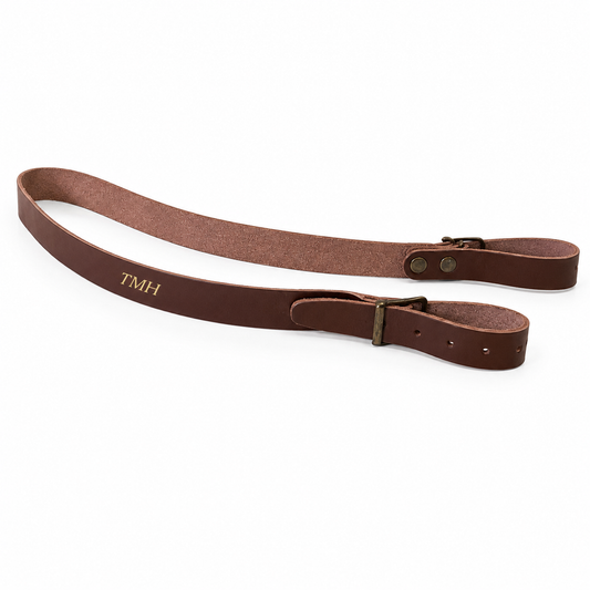 Personalised Leather Gun Sling