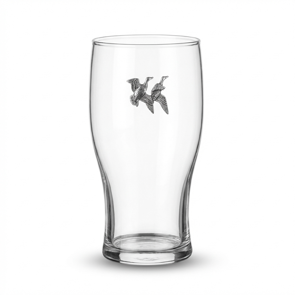 Game Shooting Tulip Pint Glass