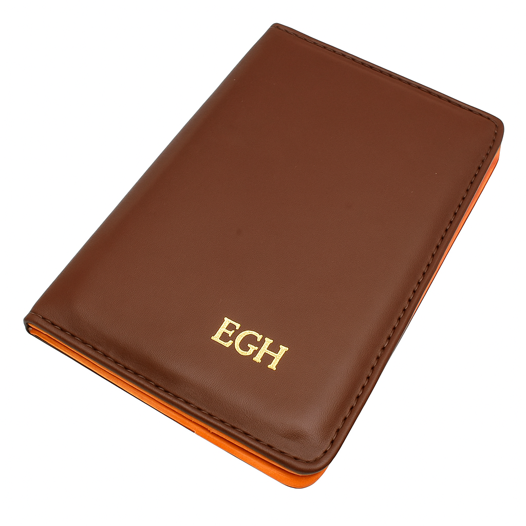 Brown leather wallet
