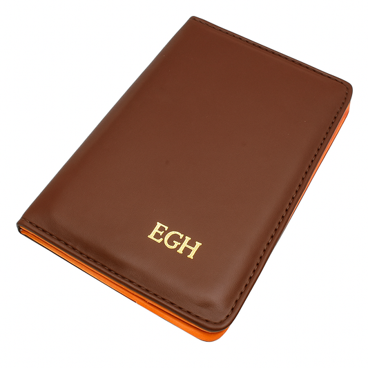 Brown leather wallet