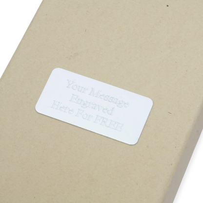 Personalised Silk Stag Tie Gift Boxed Burgundy, Mustard Or Green Background