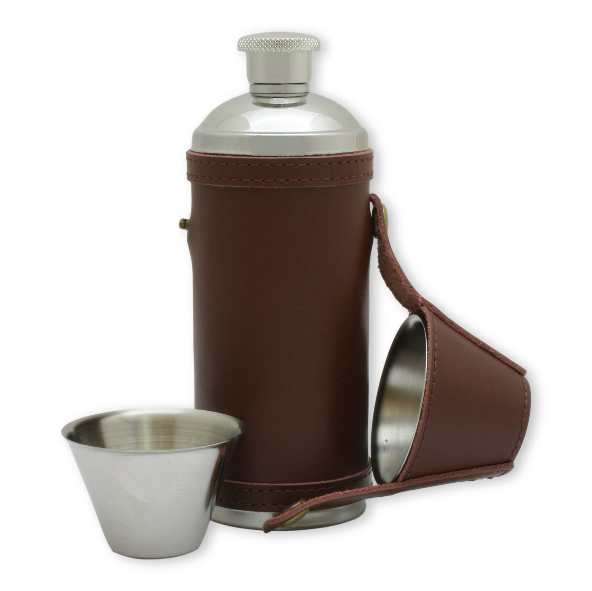 Flask and Cups