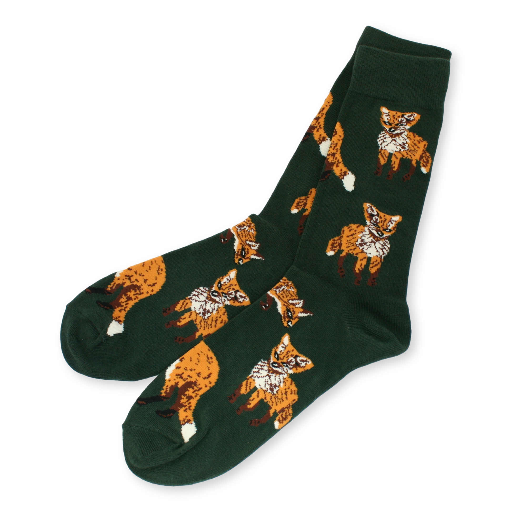 Green Fox Socks