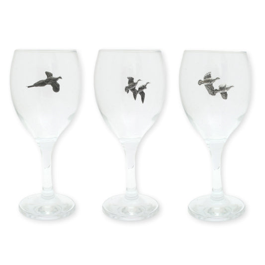 Gamebird Wine Glass