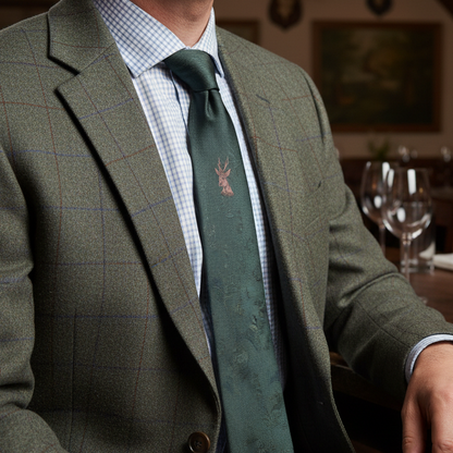 Country Themed Bisley Shooting Tie Set