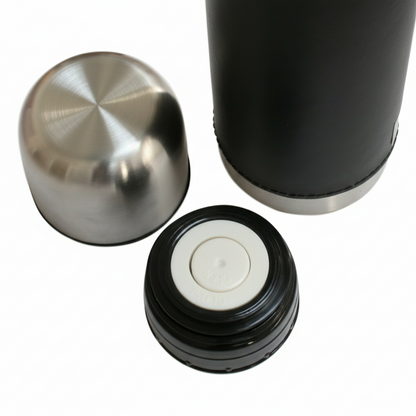 500ml Leather Bound Vacuum Flask Personalised