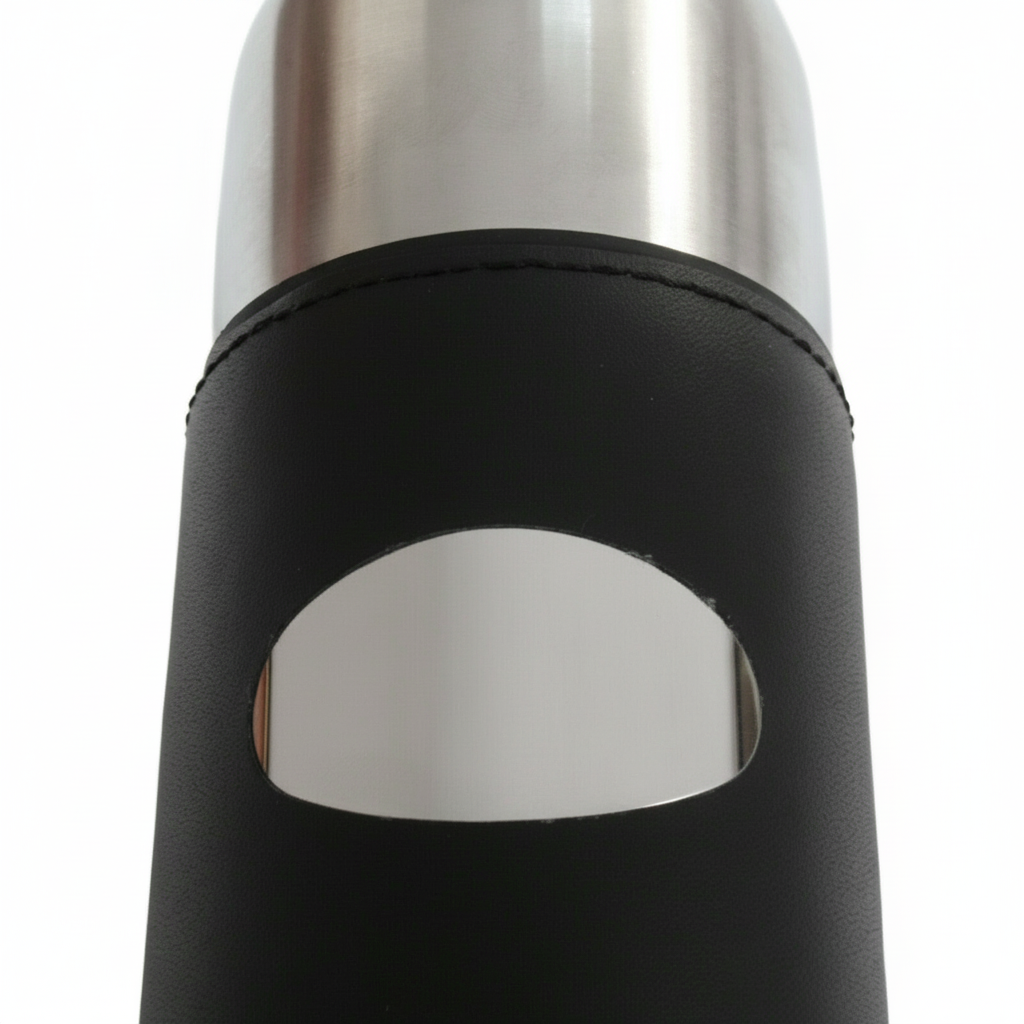 500ml Leather Bound Vacuum Flask Personalised