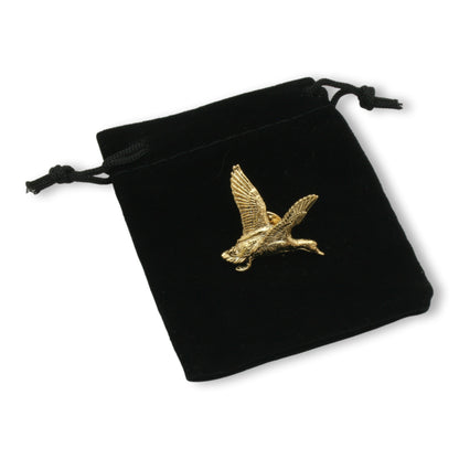 Gold Mallard Pin Badge 