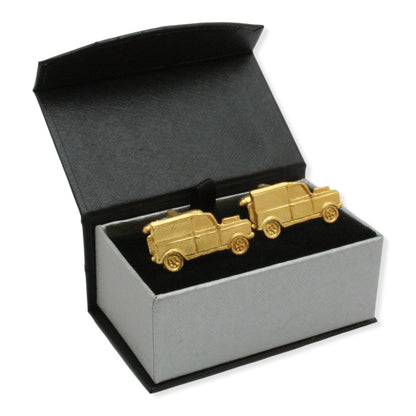 Gold Off Roader Cufflinks