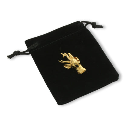 Gold Roe Pin Badge
