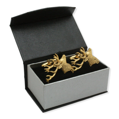 Gold Stag Cufflinks