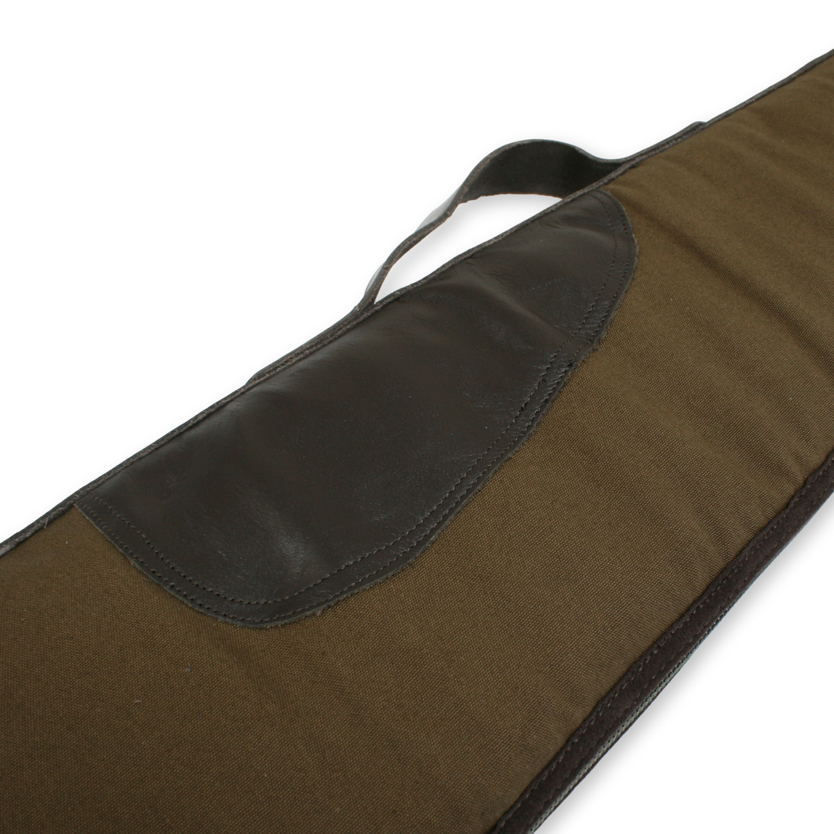 Personalised Canvas Cartridge Bag & Shotgun Gun Slip Green