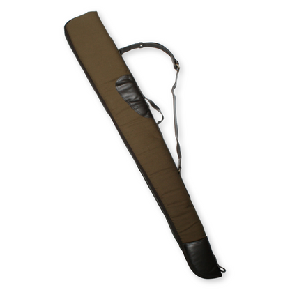 Personalised Canvas Cartridge Bag & Shotgun Gun Slip Green