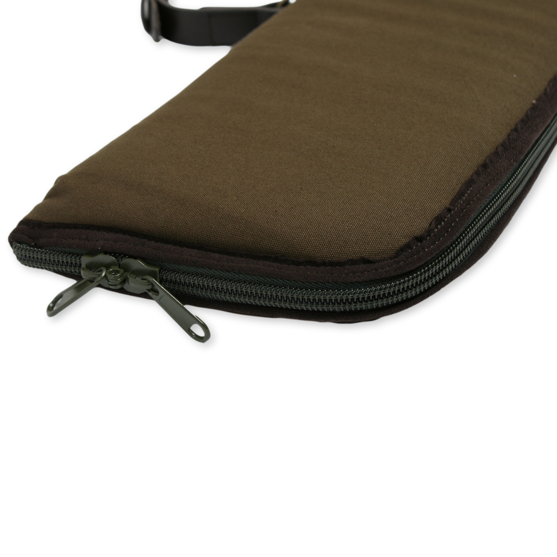 Green Gunslip Zip Closure