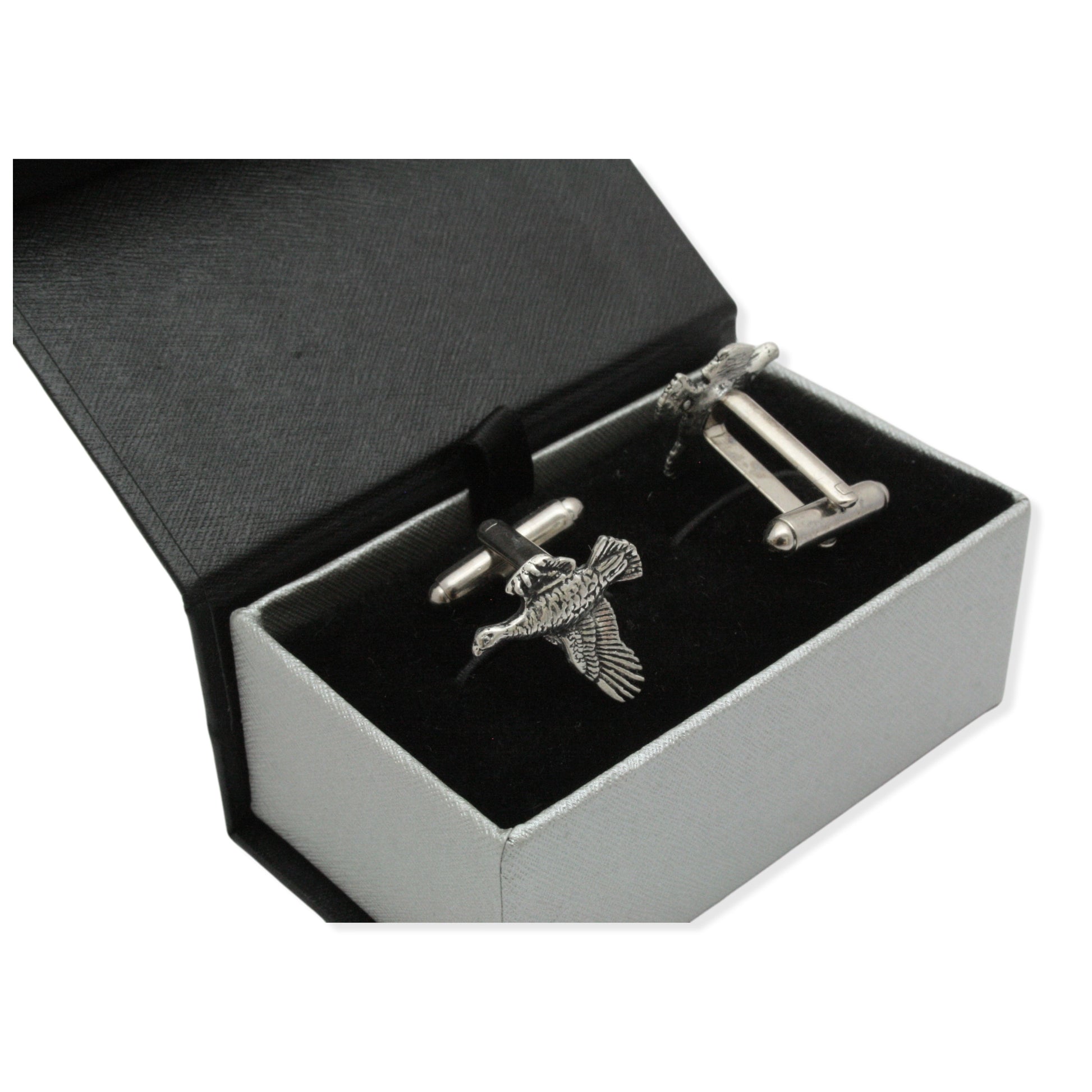 Grouse Pewter Cufflinks