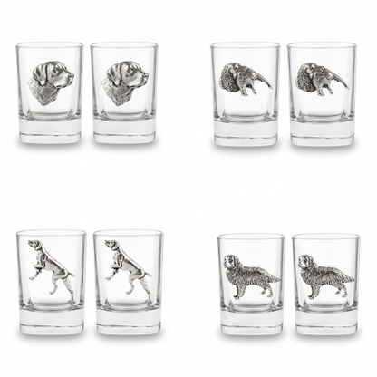 Gundogs Design Elevenses Pair of Spirit Shot Glasses