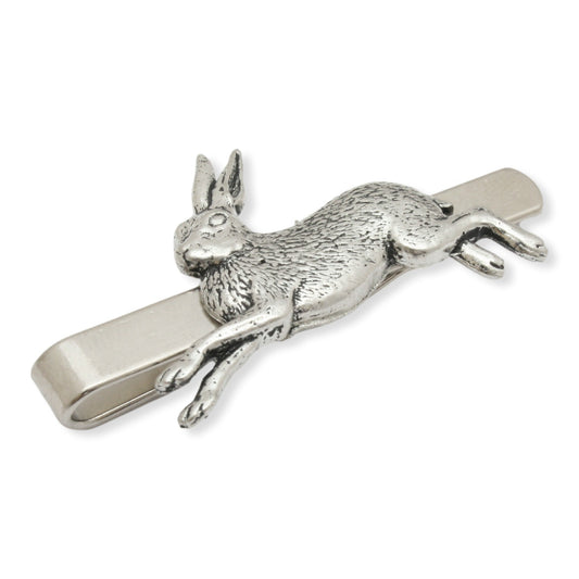 Hare Running Tie Clip