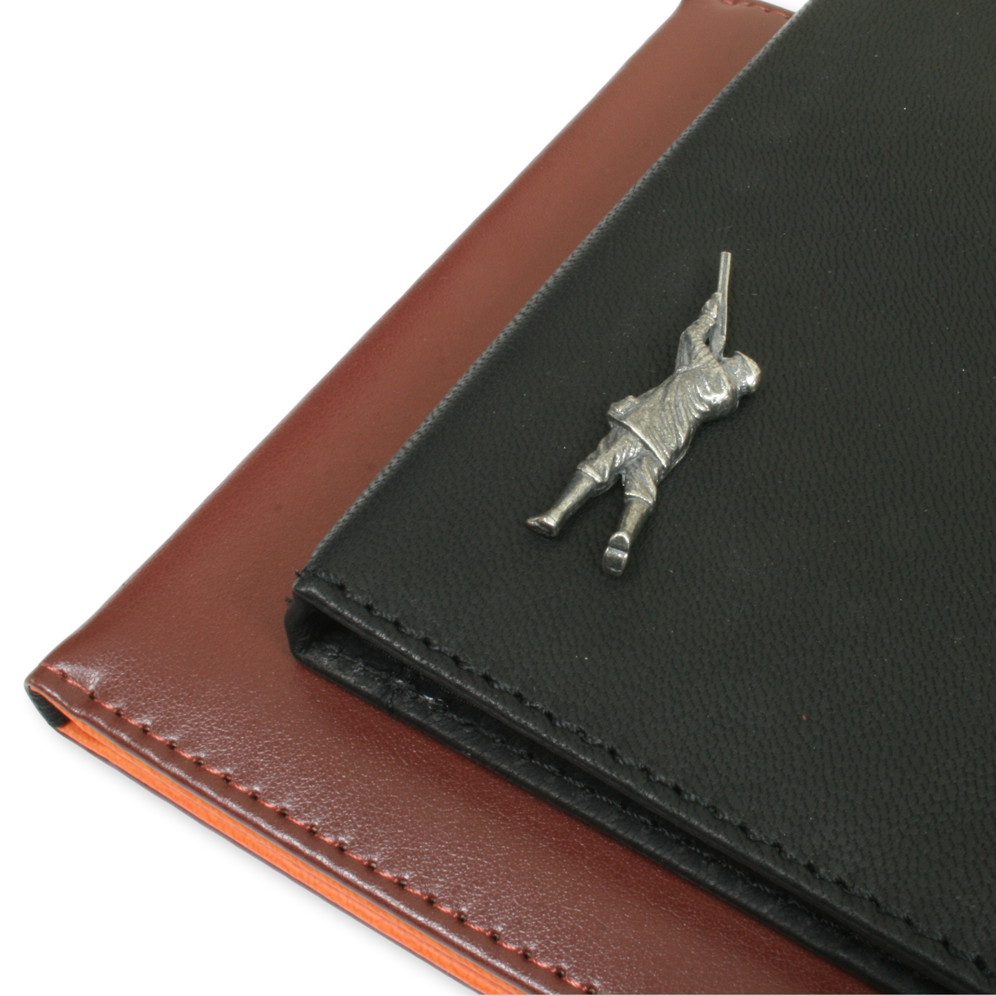 Clay Shooting Scorecard Holder - Brown PU or Black Leather