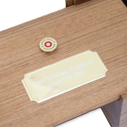 Shotgun Cartridge Design storage box for accessories, gear and keepsakes Personalised