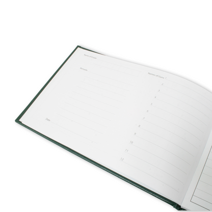 Custom Game Register Record Book Shooting Journal Free Engraving
