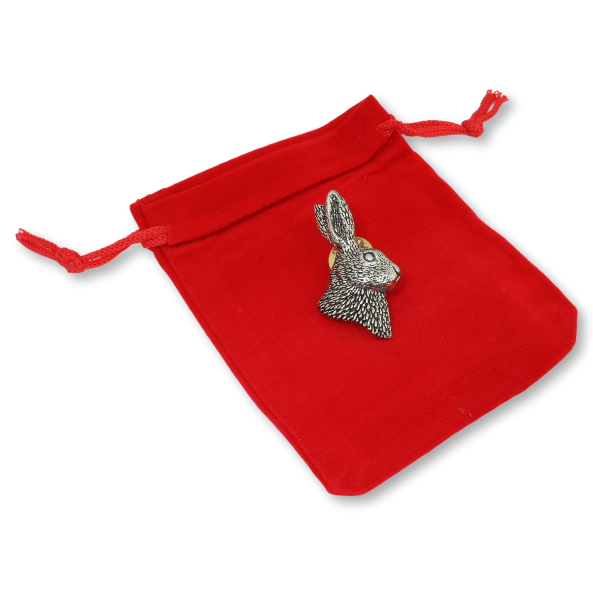 Hare Pin Badge Gamekeepers Cottage Gifts