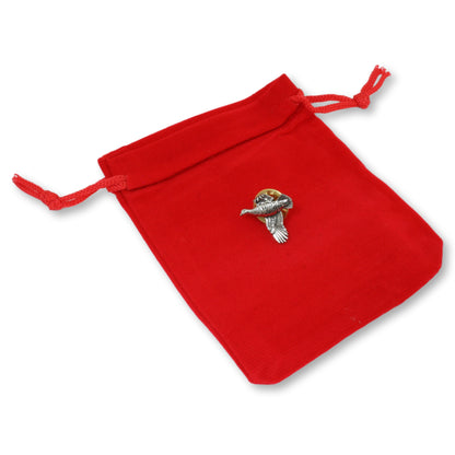 grouse pin badge gamekeepers cottage gifts