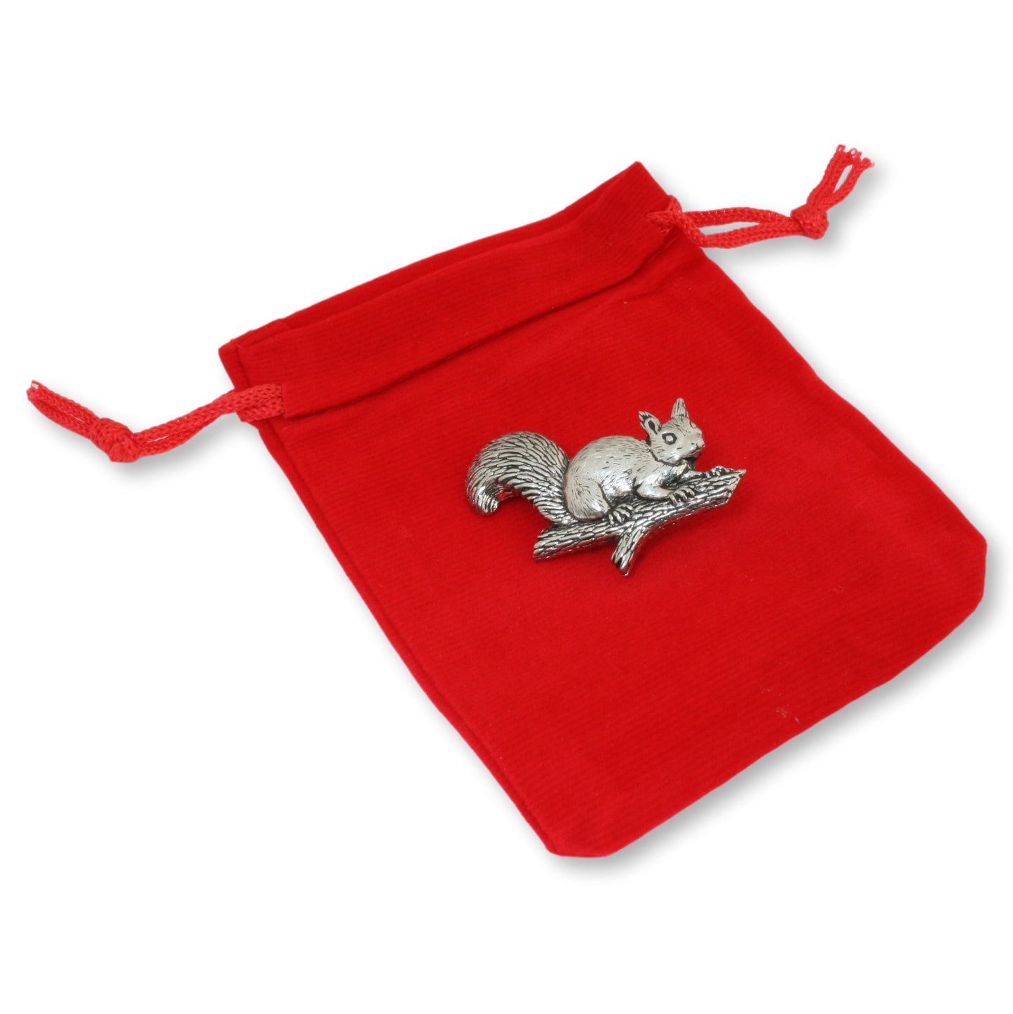 Squirrel Pin Badge Gamekeepers Cottage Gifts