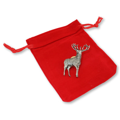 Stag Brooch Gamekeepers Cottage Gifts