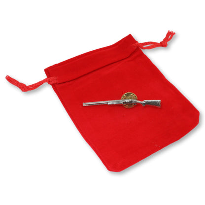 Shotgun Closed Pin Badge Gamekeepers Cottage GIfts