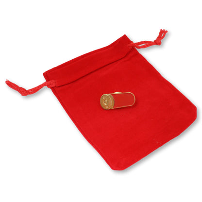 Red Cartridge Pin Badge Gamekeepers Cottage Gifts