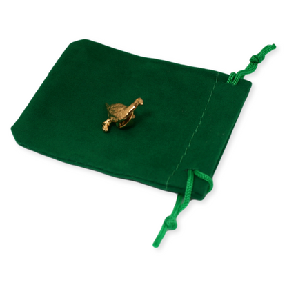 Grouse Gold Plated Lapel Pin