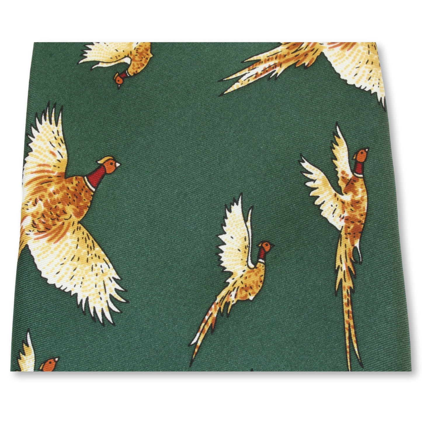 Pheasant Braces & Tie Set In Green