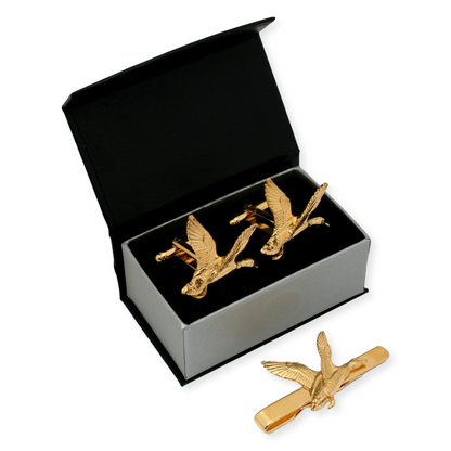 Mallard Duck Gold Plated 22ct Cufflinks