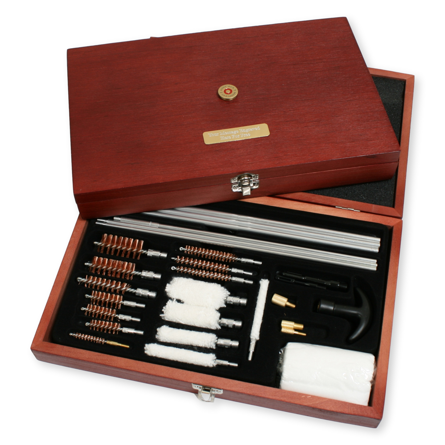 Pheasant Shooting Design Shotgun & Rifle Cleaning Kit With Engraving Plaque