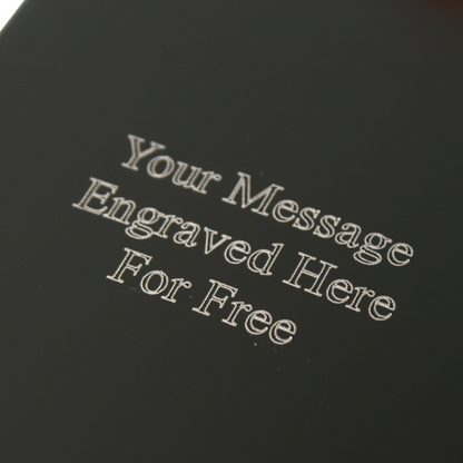 Personalised Matte Black Trekking Flask – 8oz Stainless Steel with Captive Lid