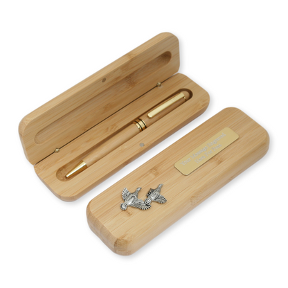 Game Shooting Wooden Pen Case With Personalised Engraving