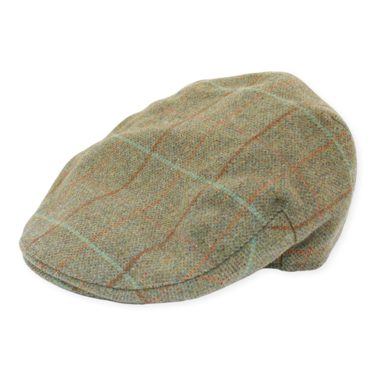 Classic Country Tweed Flat Cap – 100% Wool