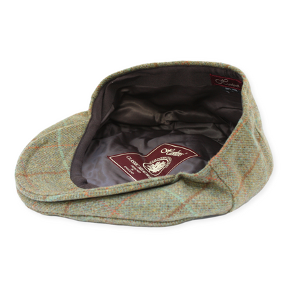 Classic Country Tweed Flat Cap – 100% Wool