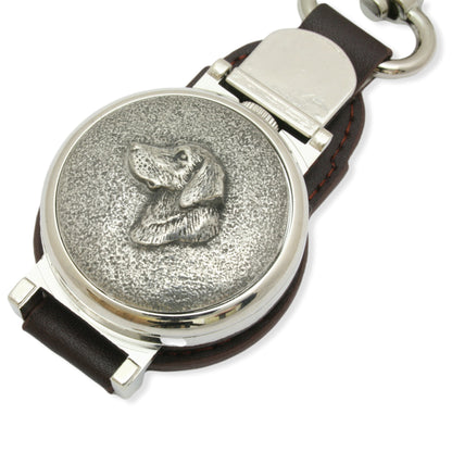 Labrador Leather Fob Watch