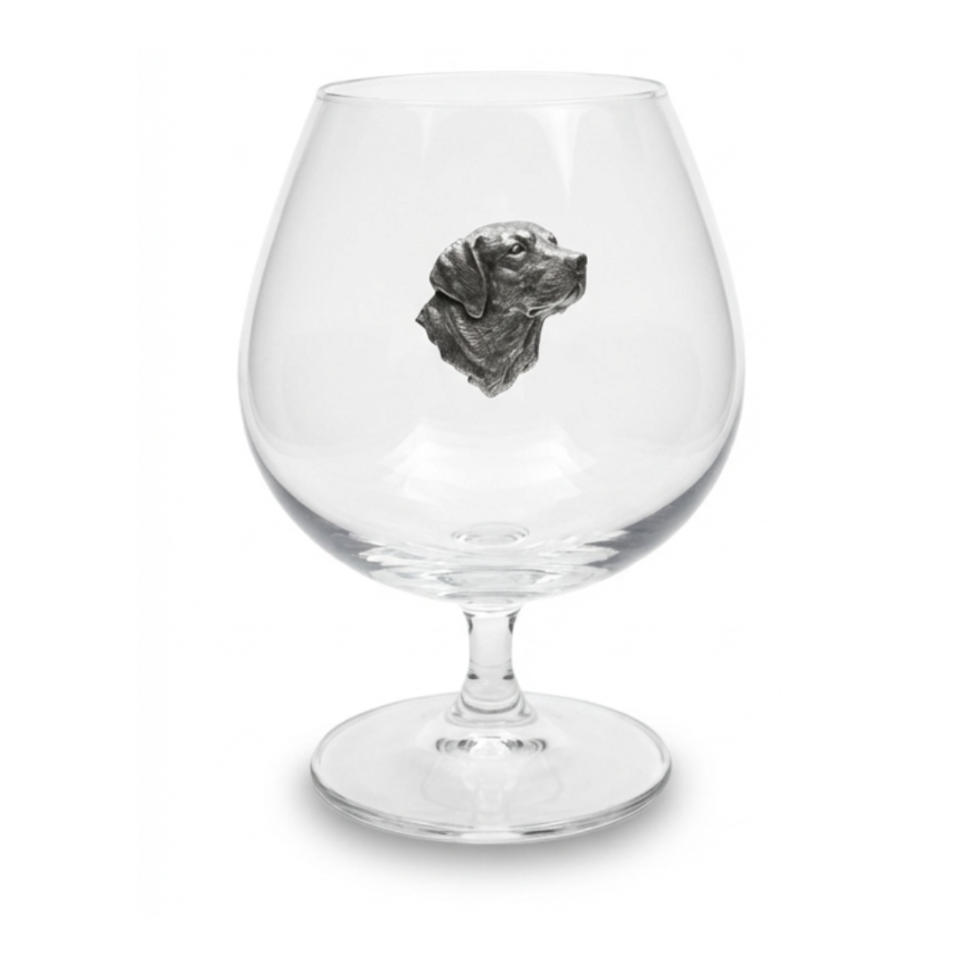 Labrador Brandy Glass