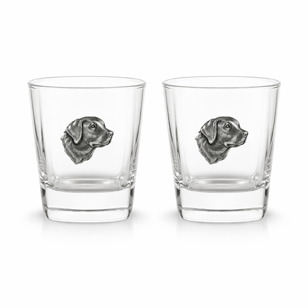 Gundog Pair Of Whiskey Glass Tumblers